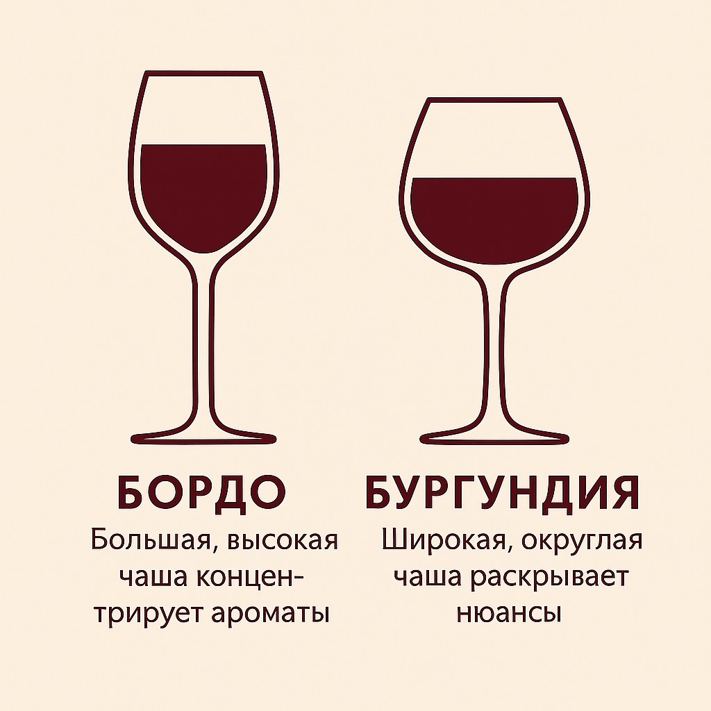 Бокалы для красных вин